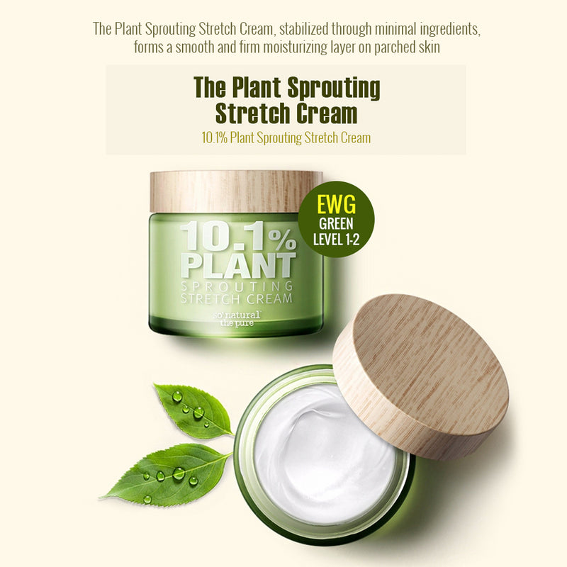 SO NATURAL 10.1% PLANT SPROUTING STRETCH CREAM